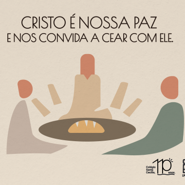 Cristo é nossa paz e nos convida a cear com ele.