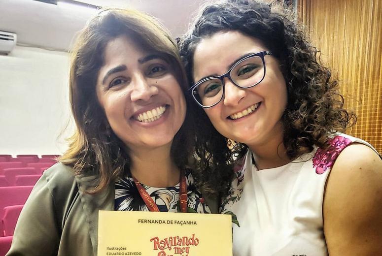O livro de Fernanda foi inspirado em uma redação desenvolvida na aula da professora Sâmia